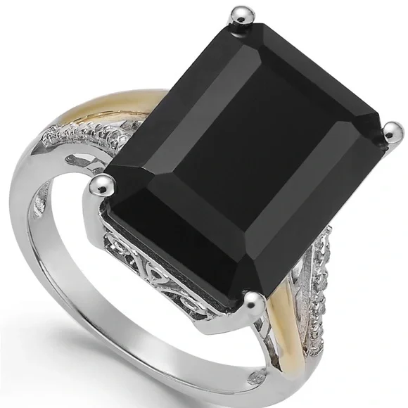 NIB Black Onyx ring 💍 - Picture 3 of 6